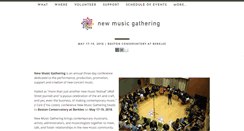 Desktop Screenshot of newmusicgathering.org